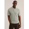 WE Fashion regular polo met textuur lichtgroen
