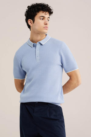 regular polo lichtblauw