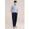 WE Fashion regular polo lichtblauw
