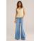 WE Fashion peplum top lichtgeel