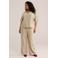 WE Fashion Curve blouse beige