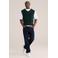 WE Fashion gilet donkergroen