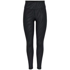 Onprya-2- Cherry sportlegging met zebraprint zwart/antraciet