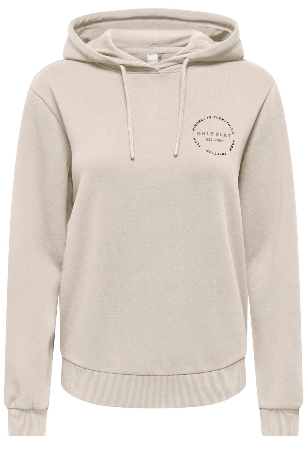 ONLY PLAY hoodie Onpcava taupe