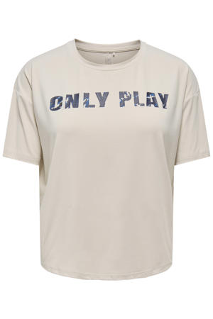 sportshirt Onpfont taupe