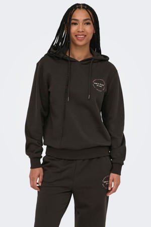 hoodie Onpcava bruin