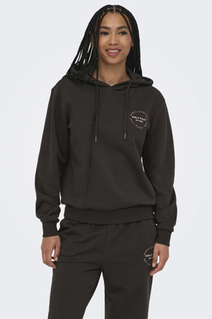 hoodie Onpcava bruin