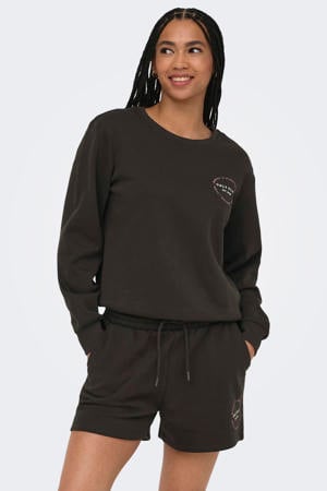sportsweater Onpcava bruin