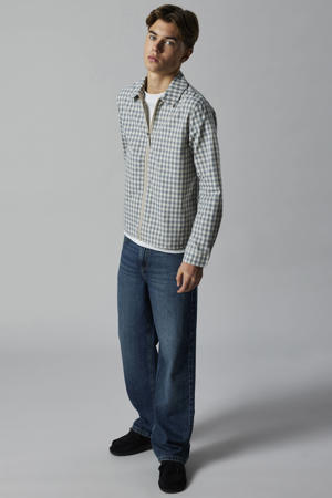 straight leg jeans - donkerblauw