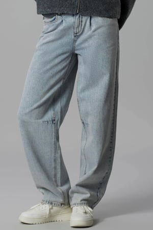 low waist barrel jeans - lichtblauw