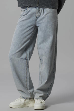 low waist barrel jeans - lichtblauw