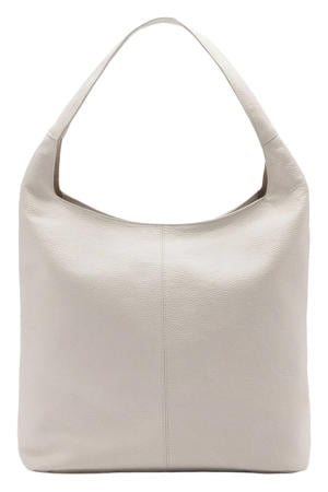 leren shopper ecru