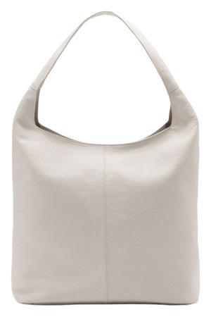 leren shopper ecru