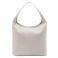 Manfield leren shopper ecru
