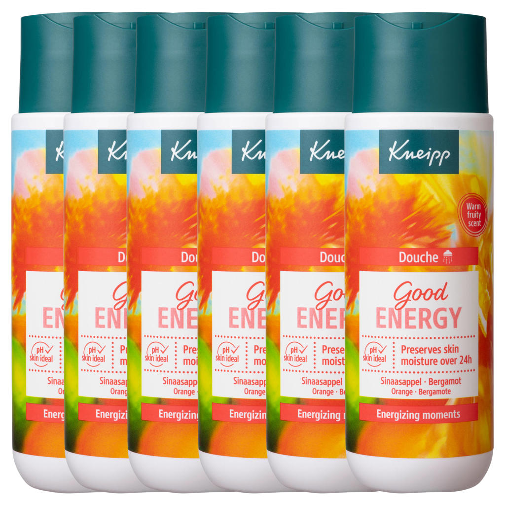Kneipp Good Energy douchegel - 6 x 200 ml