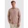 Vanguard regular casual overhemd met linnen oudroze