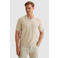 Vanguard regular polo met linnen gebreid beige