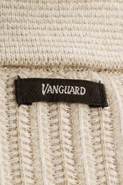 thumbnail: Vanguard regular polo met linnen gebreid beige