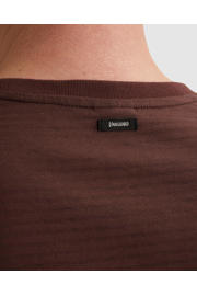 thumbnail: Vanguard regular gestreept T-shirt roodbruin
