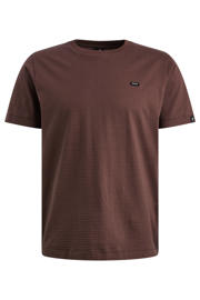 thumbnail: Vanguard regular gestreept T-shirt roodbruin