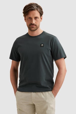 regular T-shirt donkerblauw