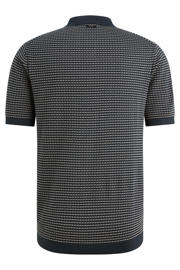 thumbnail: Vanguard regular polo gebreid donkerblauw