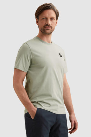 regular T-shirt grijsgroen