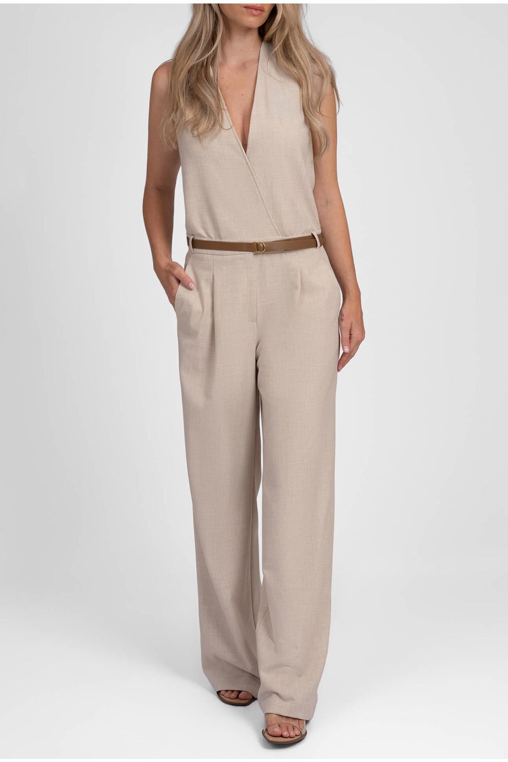 Fifth House jumpsuit - zand