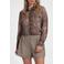 Fifth House blouse met dierenprint - bruin