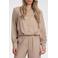 Fifth House viscose blouse met schoudervulling - beige
