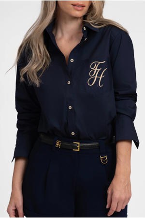 blouse - marineblauw
