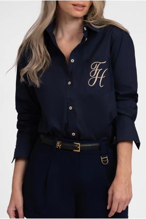 blouse - marineblauw