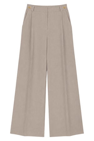 wide leg pantalon - taupe