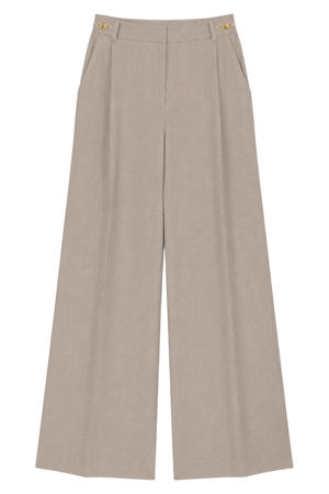 wide leg pantalon - taupe
