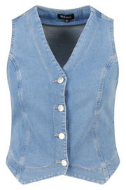 thumbnail: MS Mode gilet light blue denim