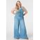 MS Mode wide leg jeans light blue denim