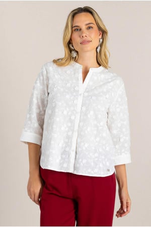 blouse wit broderie