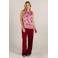 Ivy Beau gebloemde blouse roze