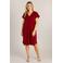 Ivy Beau jersey zomerjurk rood
