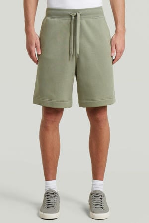 relaxed sweatshort groen
