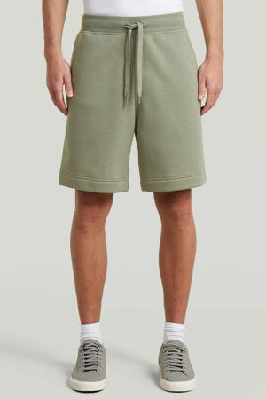 relaxed sweatshort groen