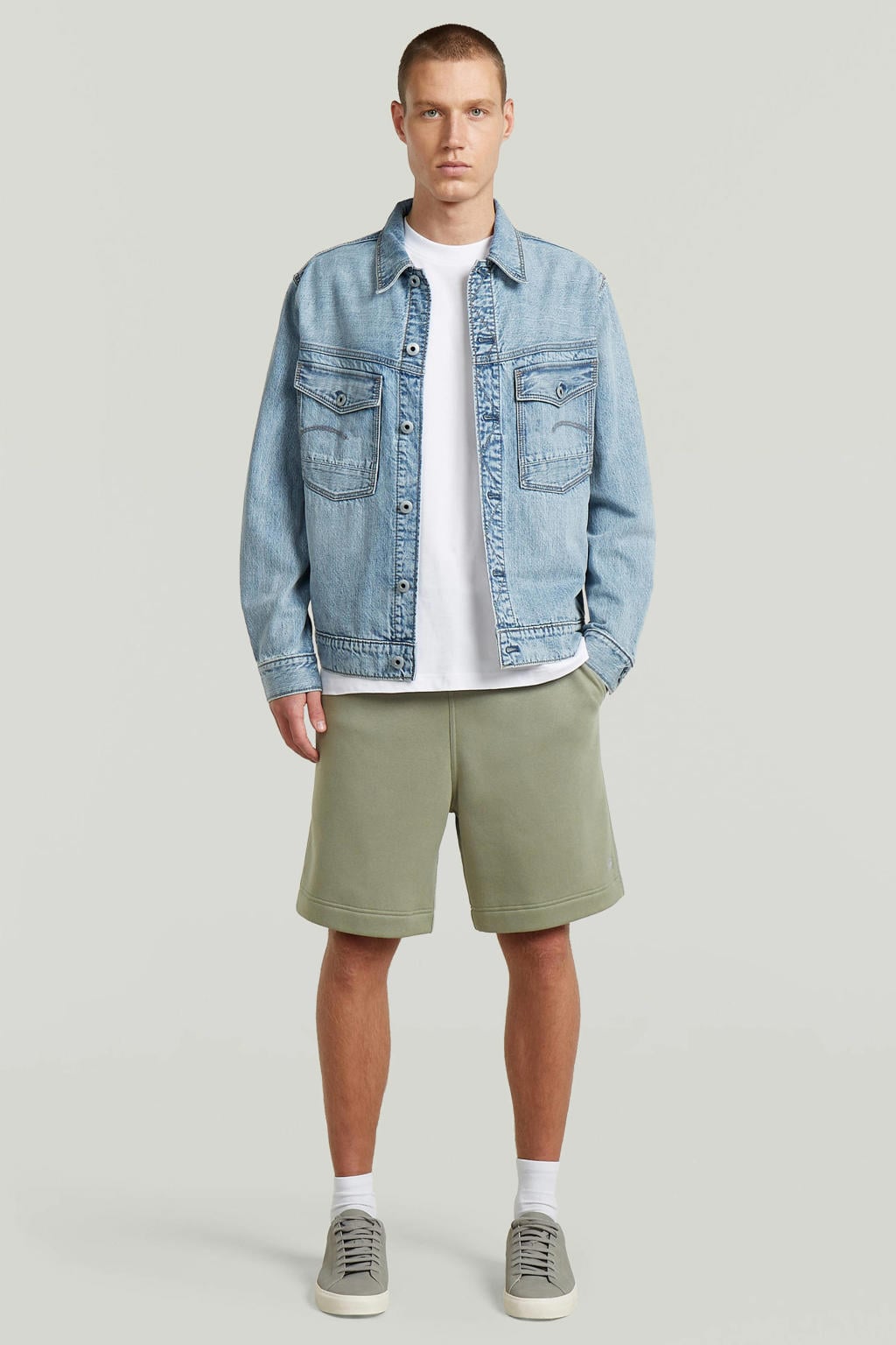G-STAR relaxed sweatshort groen