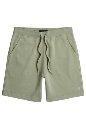 relaxed sweatshort groen