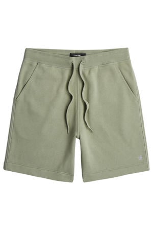 relaxed sweatshort groen