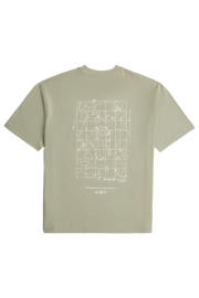 thumbnail: G-STAR relaxed T-shirt met backprint groen