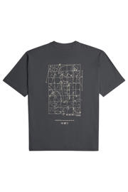 thumbnail: G-STAR relaxed T-shirt met backprint grijs