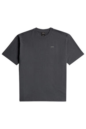 relaxed T-shirt met backprint grijs