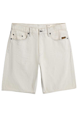 Dakota regular fit denim short - ecru