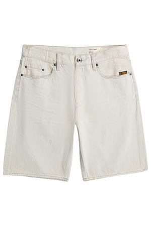 Dakota regular fit denim short - ecru