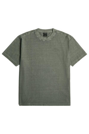relaxed T-shirt grijsgroen